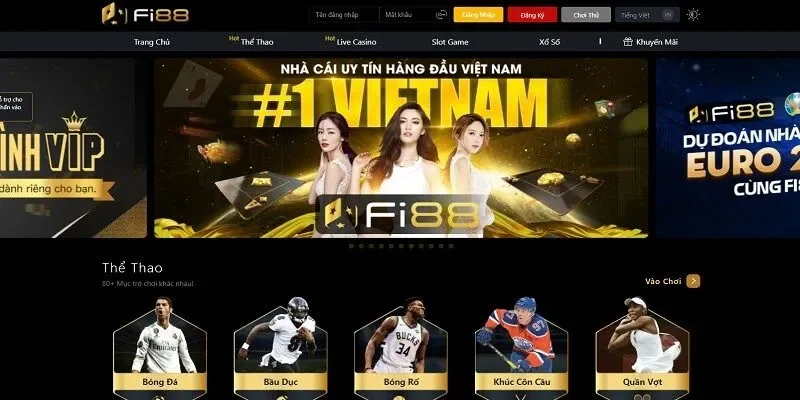 Fi88 – Nhà cái cá cược uy tín hàng đầu